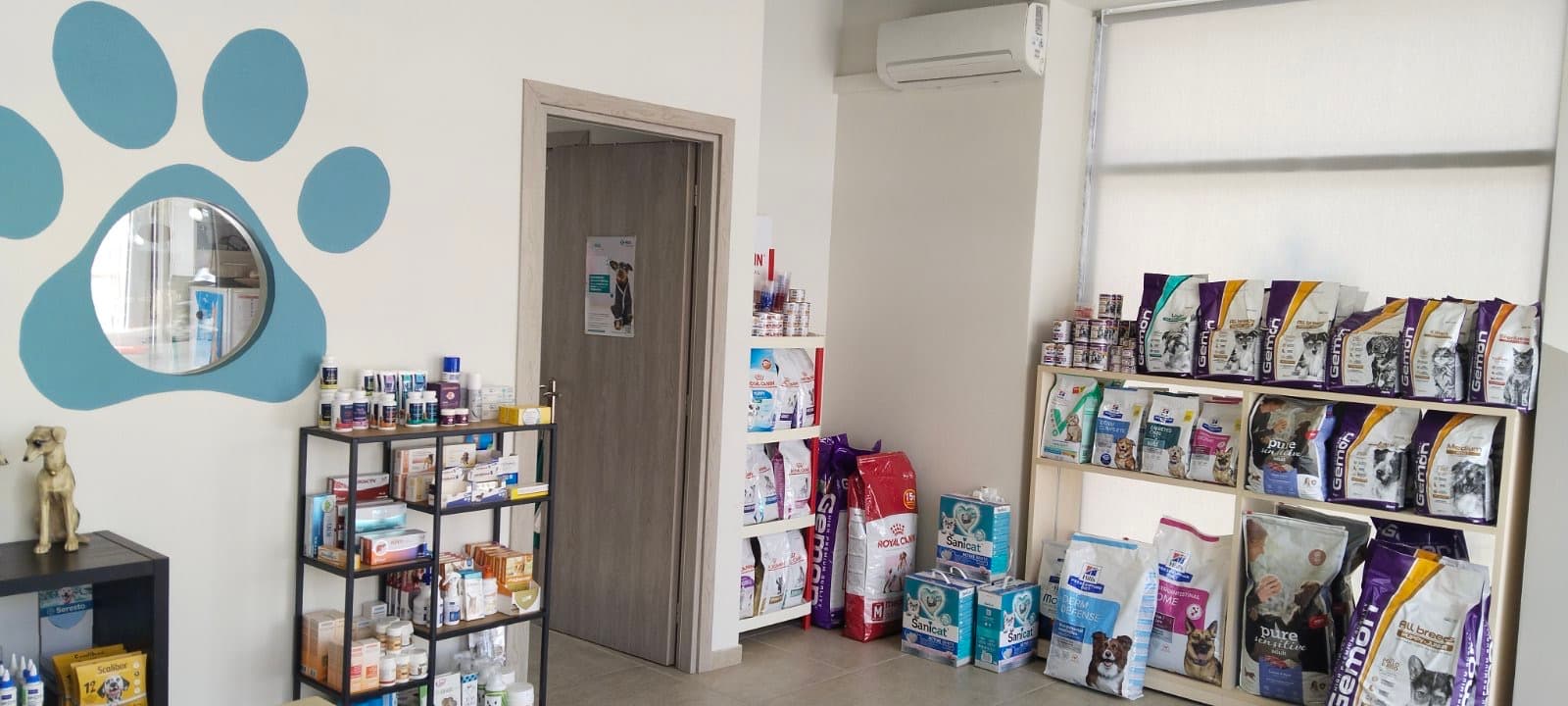 Interior and animal foods that we sell